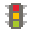 color pixels style 신호등 icon