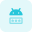 Latest Android software with password authentication layout icon