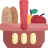 Food basket icon