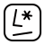 ios 17 outlined style literal club icon