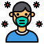 mann mit maske icon