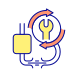 repair wire icon