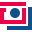 stencil style cameras icon