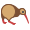 office s style kiwi bird icon
