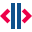stencil style 수평 분할 icon