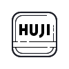 outline hand drawn style huji cam icon