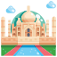 taj mahal icon