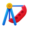 3d fluency style swinging boat icon