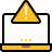 computer infected icon