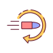 bullet shooting icon
