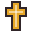 retro style 십자가 icon
