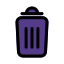 trash bin icon