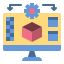 3d modelling icon