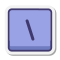 Reverse Solidus Key icon