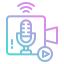 live streaming icon