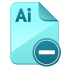Cut Ai File icon