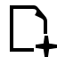 glyph neue style datei hinzufügen icon