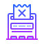 gradient style 거래 거부 icon