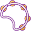 Tambourine icon