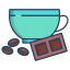 외부-커피와 초콜릿-레시피-및 재료-icongeek26-선형-색상-icongeek26 icon
