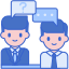 external-interviews-recruitment-agency-flaticons-lineal-color-flat-icons-8 icon