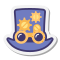 stickers style steampunk icon