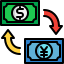 Cambio de dinero icon