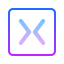 gradient style mixer logo icon