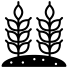 wheat plant icon