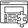 website plug in icon
