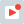 Circular dot on a video media player logotype icon
