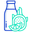 dragon fruit lemon smoothie icon
