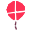 pieces style party balloon icon
