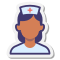 медсестра-женщина-тип кожи-2 icon