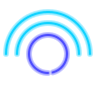 neon style 더블 탭 icon