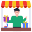 shopping center icon