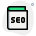 Book or guide on seo reserach program icon