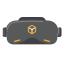 外部 VR ガラス ゲーム e コマース フラティコン フラット フラット アイコン icon