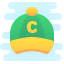 cute clipart style 야구 모자 icon