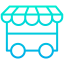 ice cream stall icon