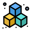 3d cube icon