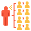 auseinander ziehen icon