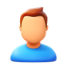 3d fluency style 사람 남자 icon