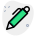 Writing office pen isolated on a white background icon