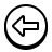 badges style go back icon