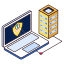 intercambio seguro de datos icon