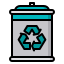 外部垃圾箱生态系统颜色线其他-phat-plus-2 icon