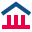 stencil style museum icon