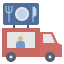 Food truck icon icon