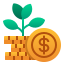 financial growth icon